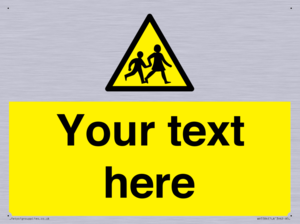 Custom Warning children Sign